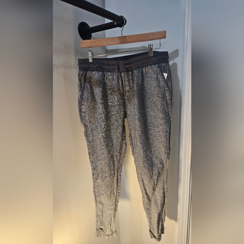 Athleta Linen Bali Ankle Pants
